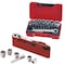 Teng Tools 32 Piece 3/8" and 1/4" Drive Socket Set M3812N1-KIT1 - alternate 1